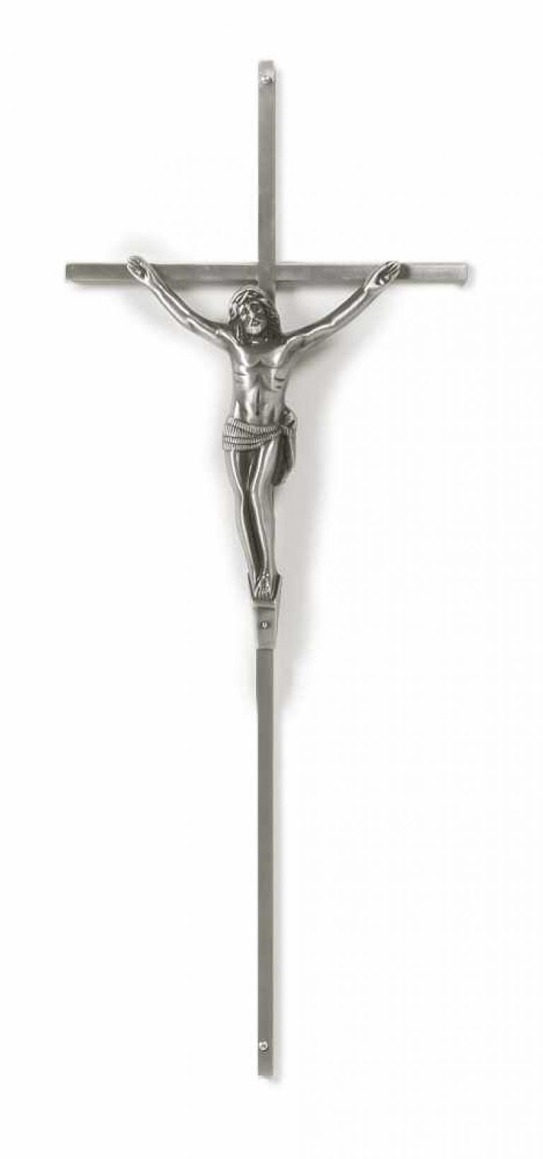 KRUIS CHRISTUS ZAMAK 45X18 NIKKEL