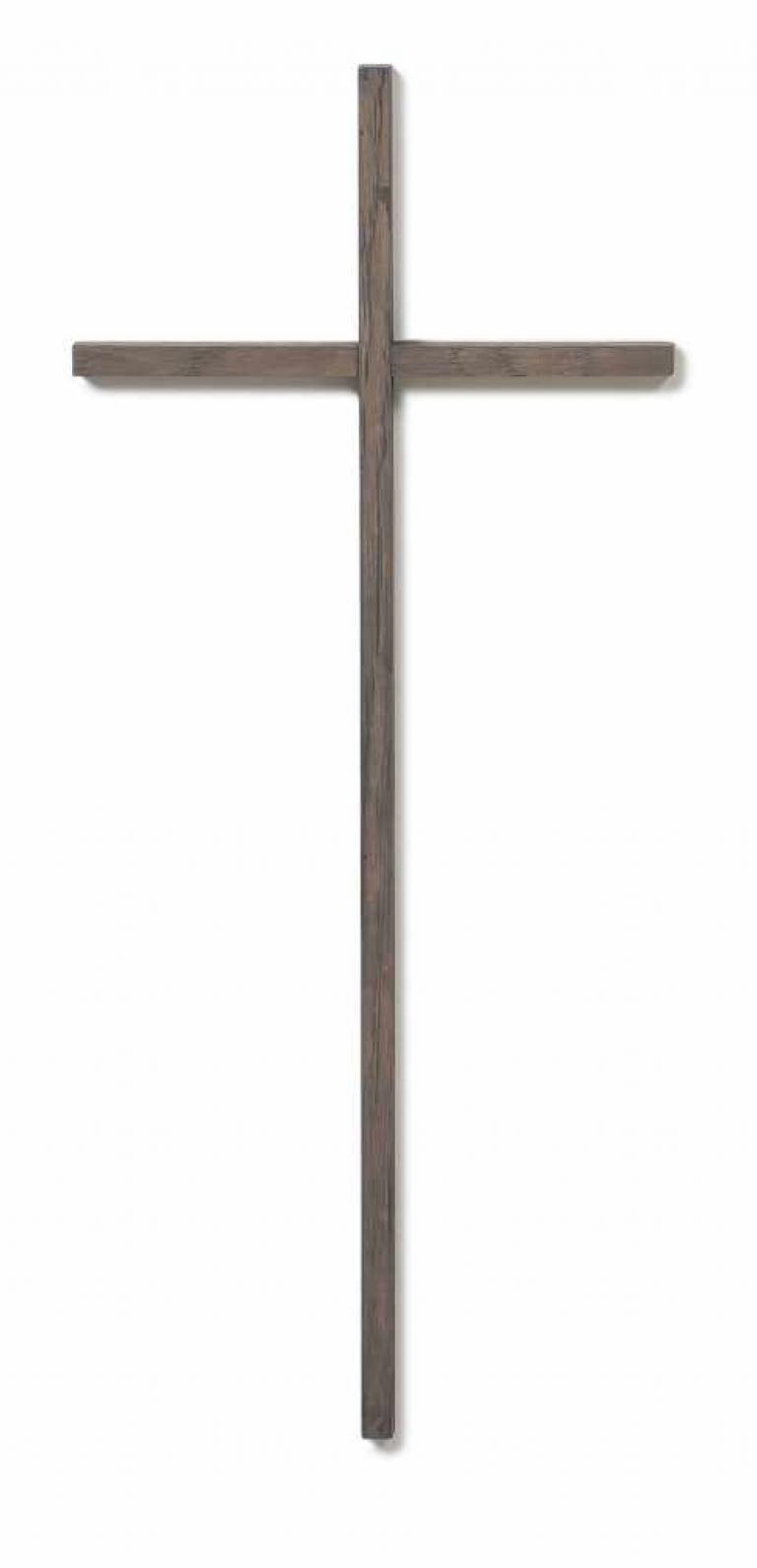 KRUIS HOUT DONKERGRIJS 45X20